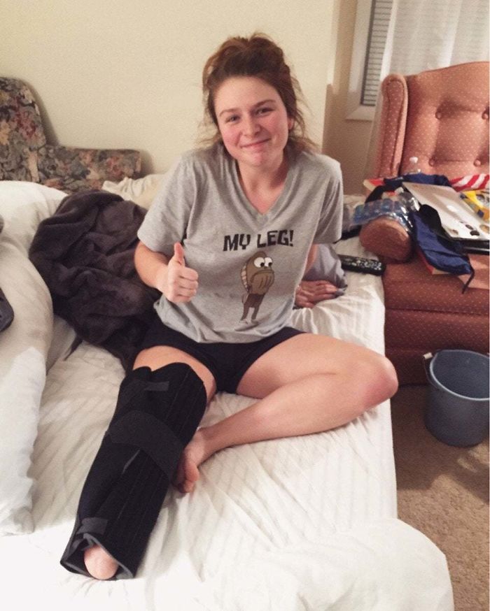 Had Leg Surgery Number 15 And The Surgeon Didn't Get The Shirt