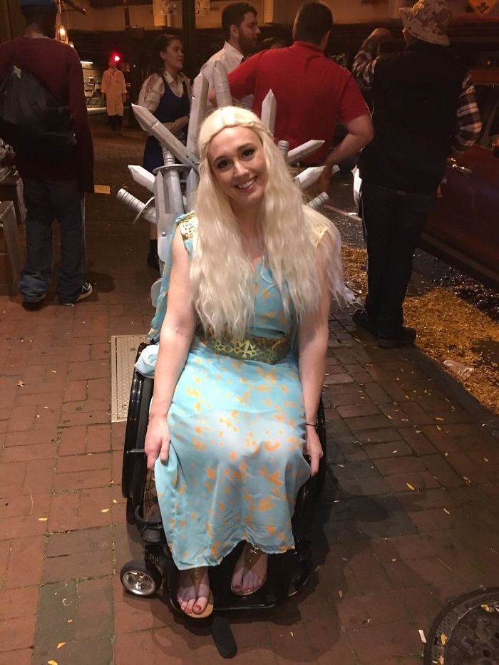 Turned My Wheelchair Into The Iron Throne For Halloween