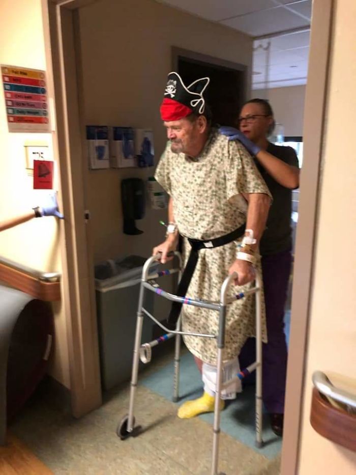 My Grandpa Lost His Foot And Came Out Wearing A Pirate Hat