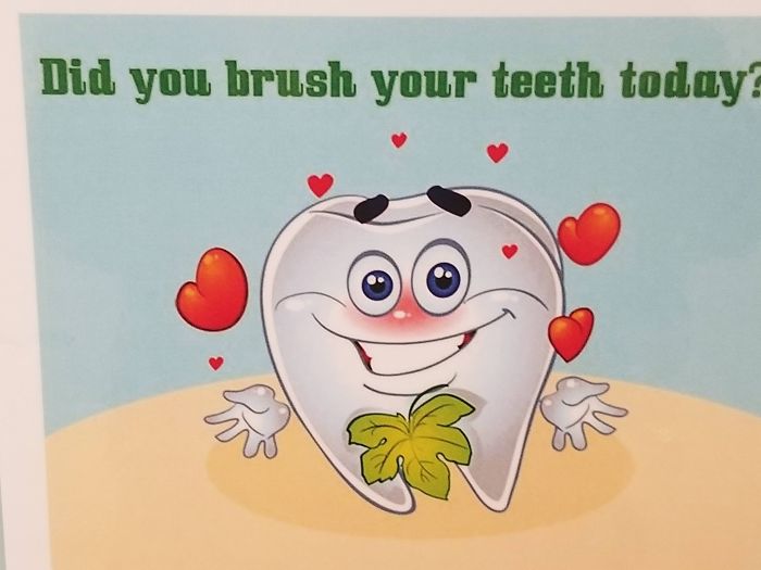 La implicación de que ese diente tiene genitales