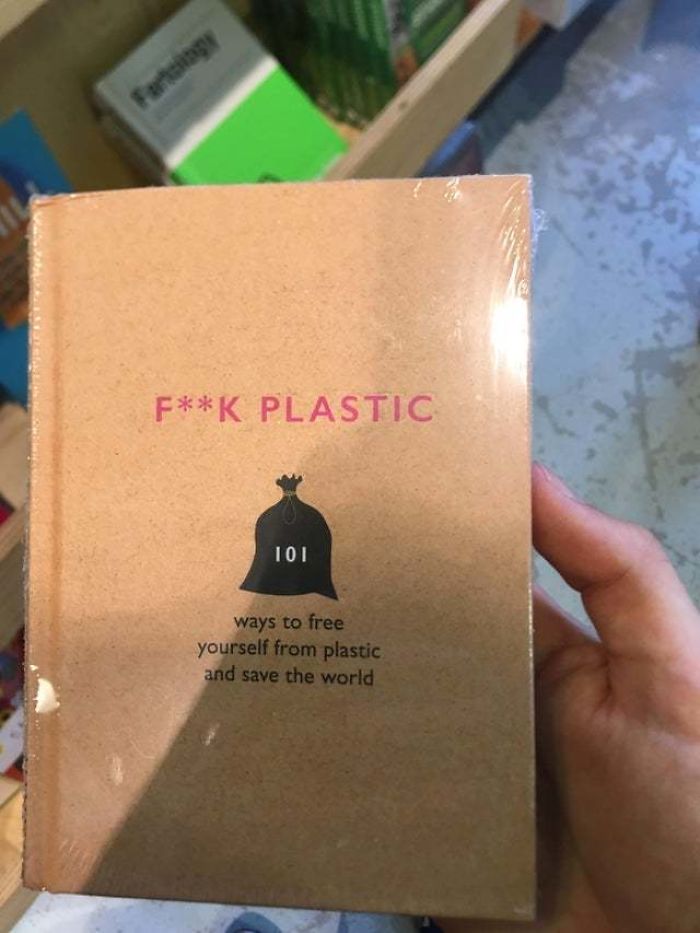 Anti-Plastic Book Wrapped In Said Plastic