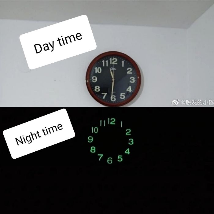This Glow In The Dark Clock