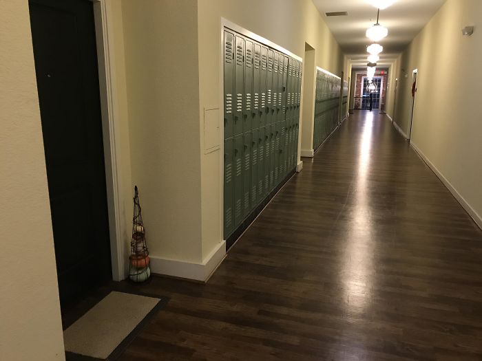 My Apartment Building Used To Be A School
