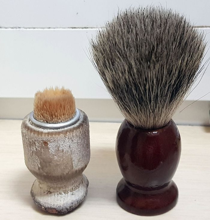 Bought My Father New Beard Brush After Using This One For 30+ Years