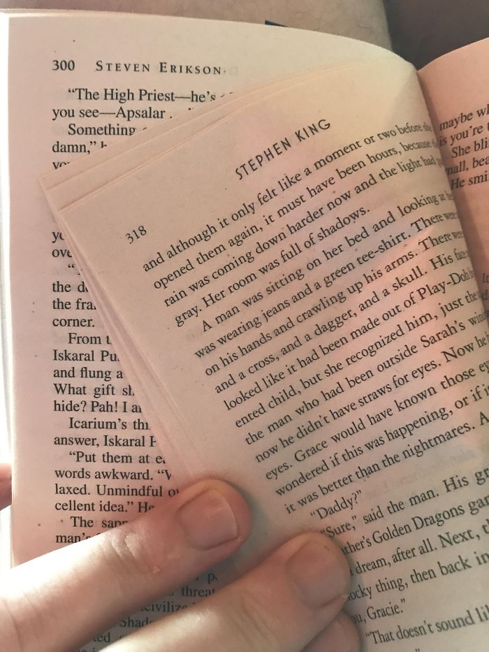 My Book Has A Chapter From Another Book Printed Inside
