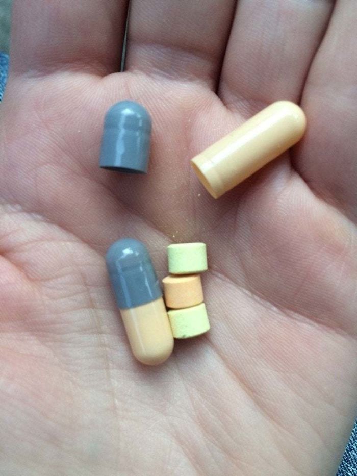 My Pill Is Filled With Little Pills