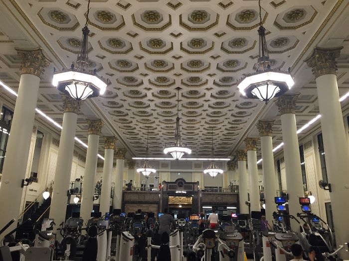The Gym I Go To Used To Be A Bank