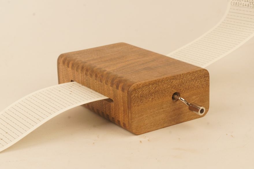 Music Box Playing Paper Strips!
