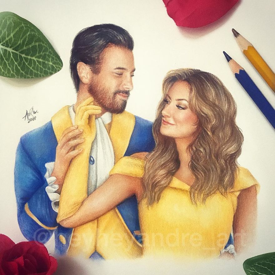 Mädchen Amick And Skeet Ulrich As Belle And Adam