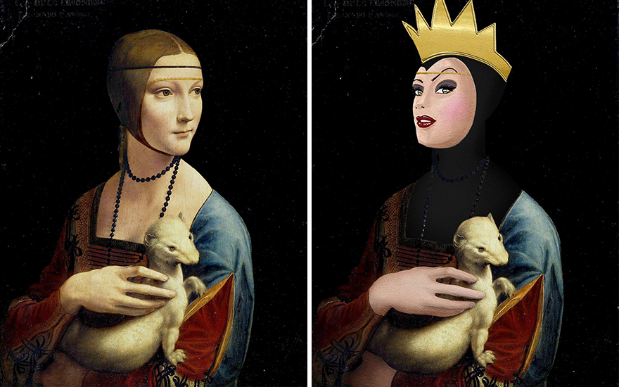 Lady With An Ermine / Evil Queen From Snow White