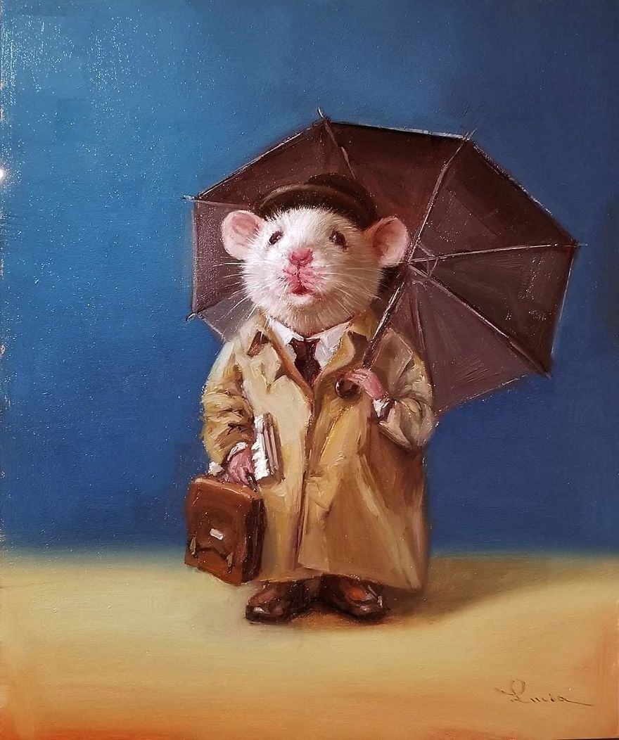 Artist Places Mice In Human Situations In Her 60 Illustrations | Bored Panda