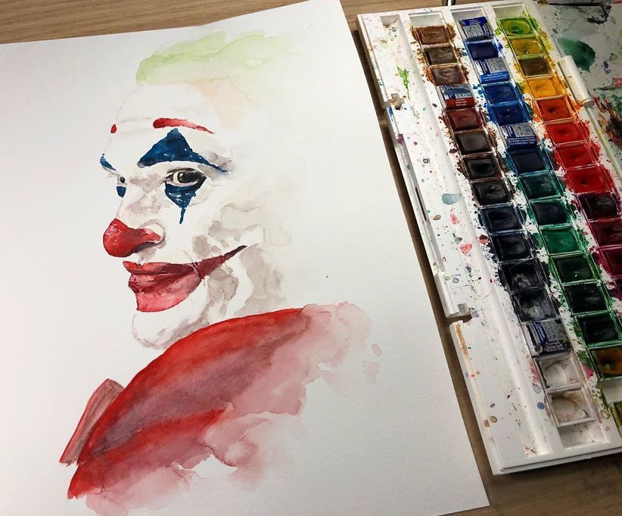 I Challenge Traditional Watercolor Styles By Creating These Paintings 41 Pics Bored Panda - Pictures Watercolor Painting Images