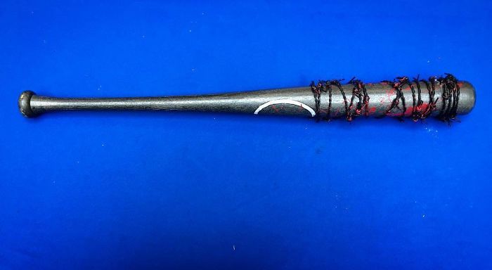 This Replica Of @amcthewalkingdead’s “Lucille” Was Discovered Recently In A Carry-On Bag