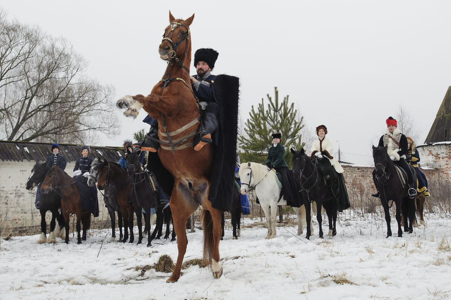 The Peculiarities Of The Historical Reenactment Of Horse-Hunts Held By Russian Aristocracy