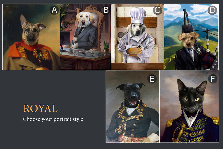 Custom Pet Portrait Painting Custom Pet Portrait Painting