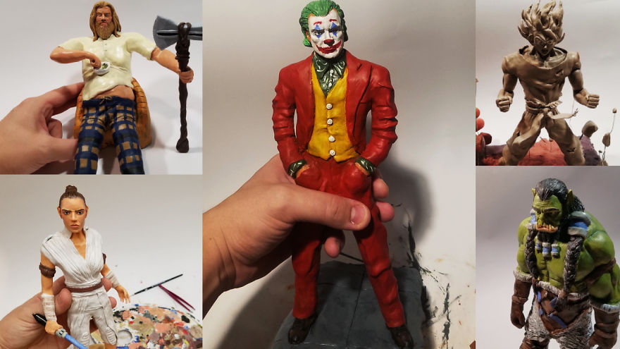 I Create My Favorite Characters With Polymer Clay
