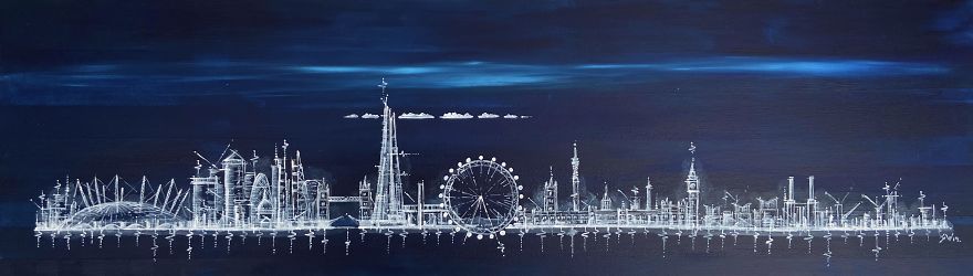 This Artist Portrays The Skylines Of Cities In A Surreal Way
