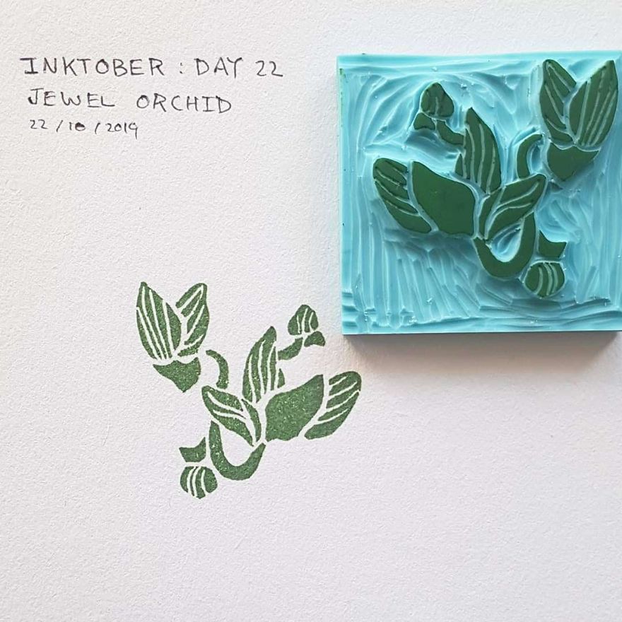 I Made Art With A £5 Rubber Stamp DIY Kit