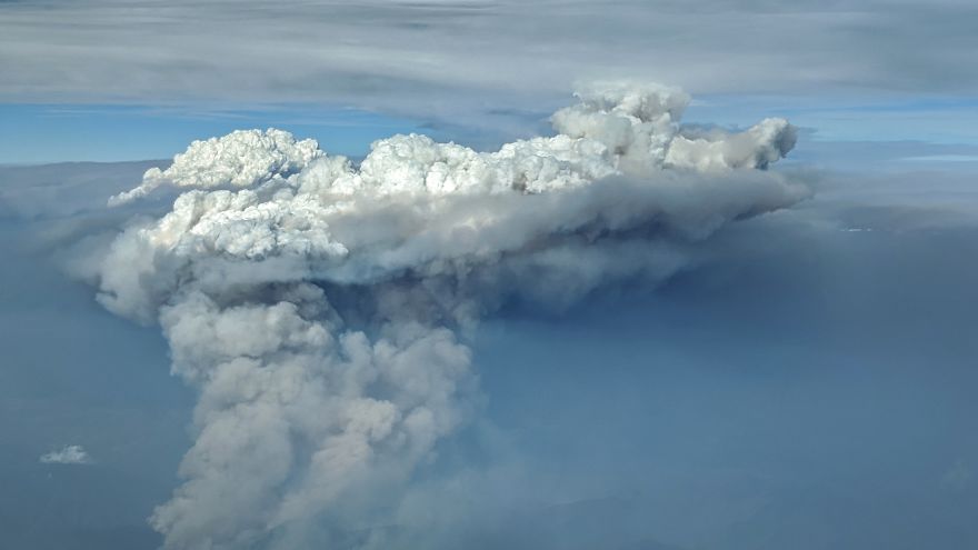 I Am An Airline Pilot, Photographing The Pyrocumulus Clouds Created By The Devastating Australian Bushfires