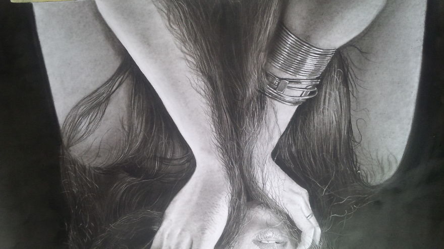See These Dramatic Pencil Drawings By Cofrancis From Nigeria
