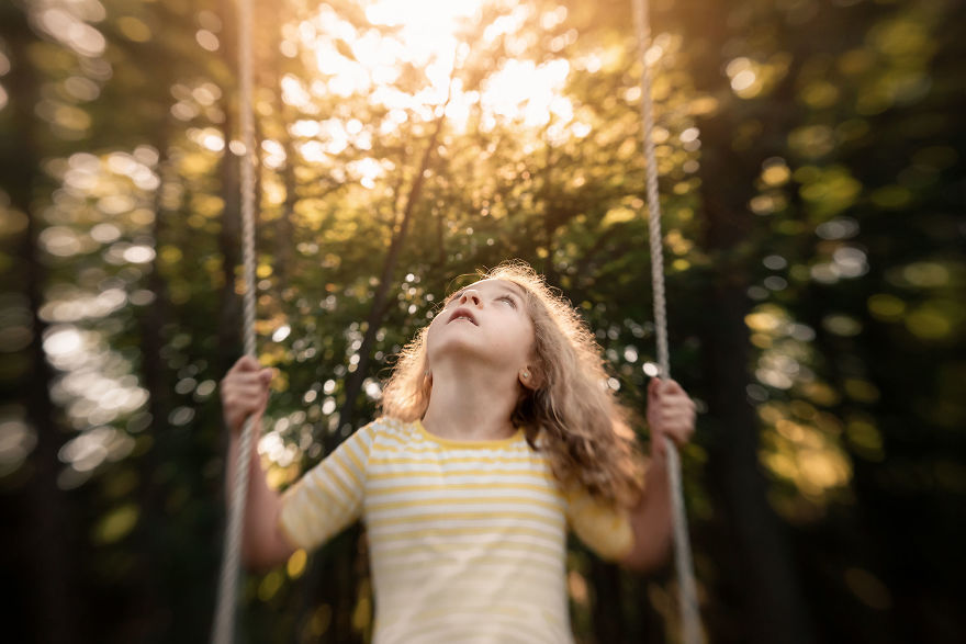 I've Photographed My Daughter On The Same Tree Swing For 3 Years, Here Are Some Of My Favorites
