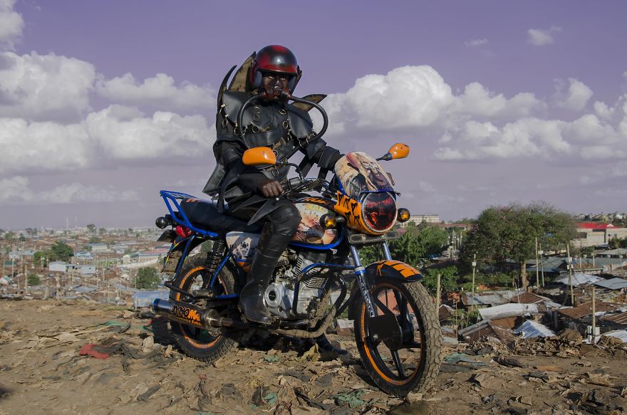 7 Eccentric Costumed Motorbike Taxi Drivers In Nairobi