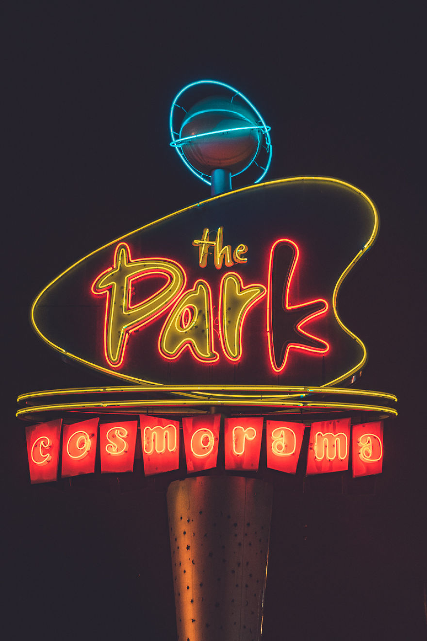 The Park Cosmorama Sign, East Memphis