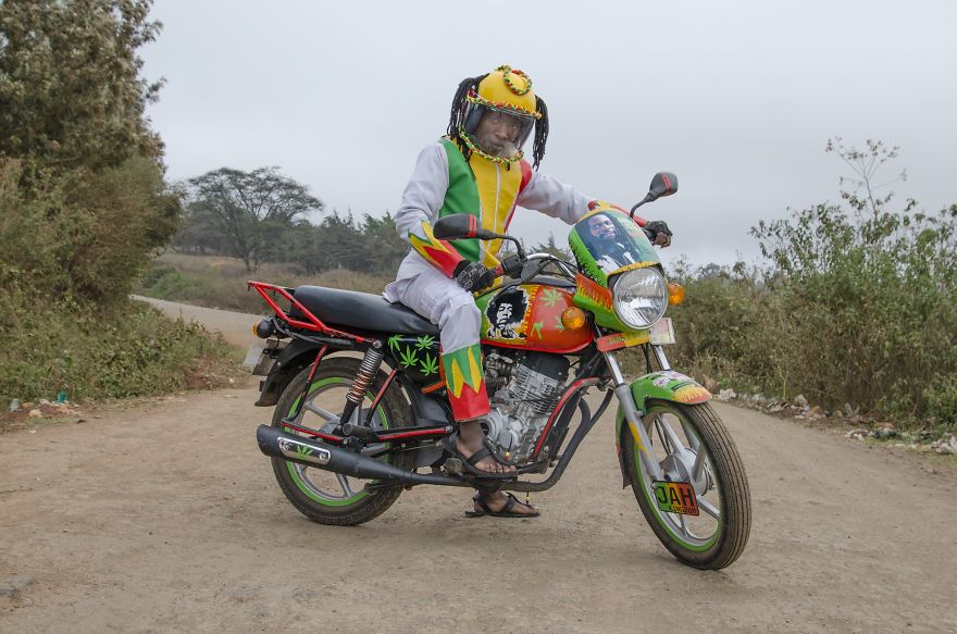 7 Eccentric Costumed Motorbike Taxi Drivers In Nairobi