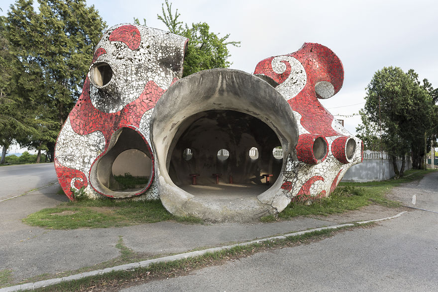 The Most Unique Bus Stops That I Found In Abkhazia (13 Pics)