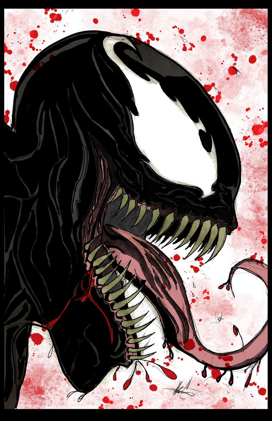 I Made A Venom Drawing
