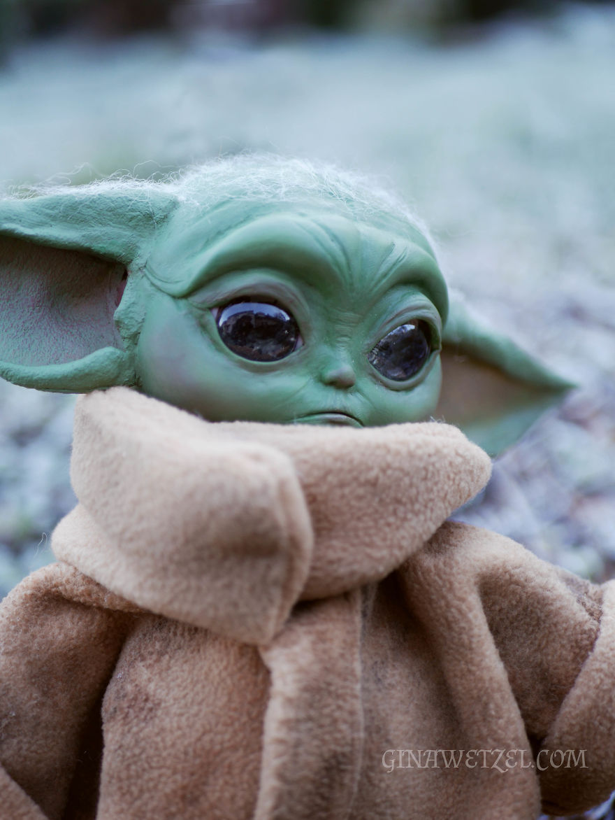 I Made A Baby Yoda Doll Entirely From Materials That I Found At Home