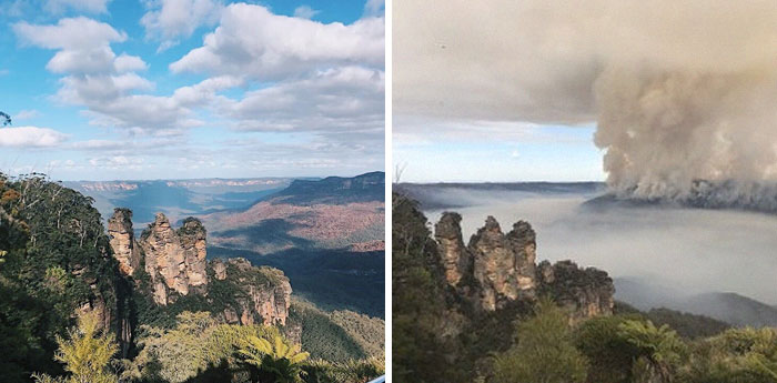 Blue Mountains, Australia - Before & After