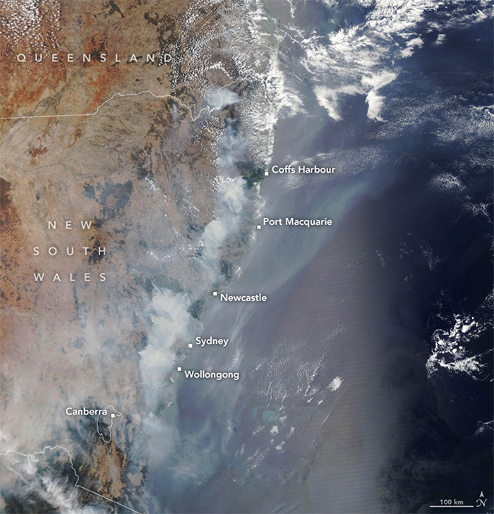 Shocking Satellite Photos Reveal the True Extent Of The Australian Bushfires
