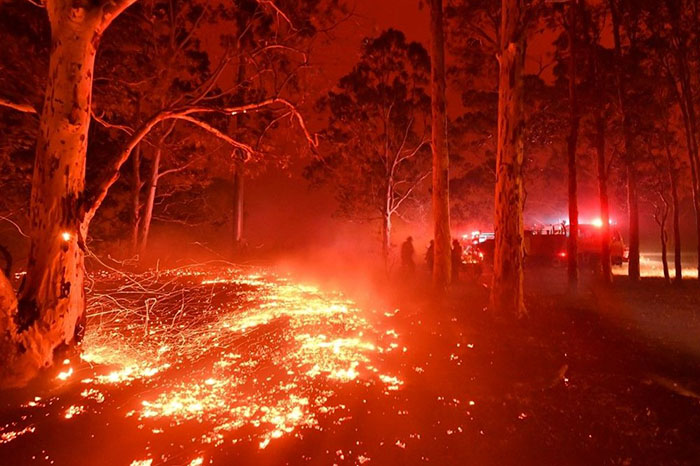 australian bushfire 2020 wildifire world war 3
