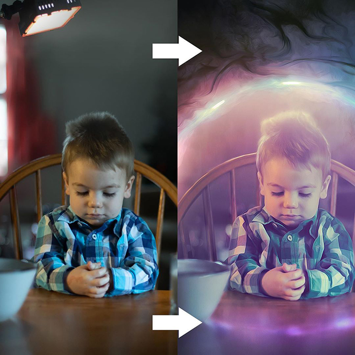 Artist Shares Before And After Images To Show How Photoshop Helps Him Create Surreal Photos