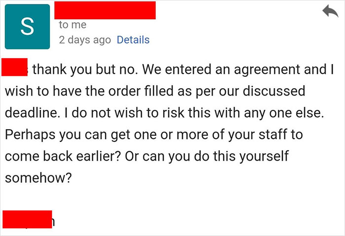 Contractor Informs Client That He Broke His Arm And Can't Build The Unit On Time, The Client Goes Livid