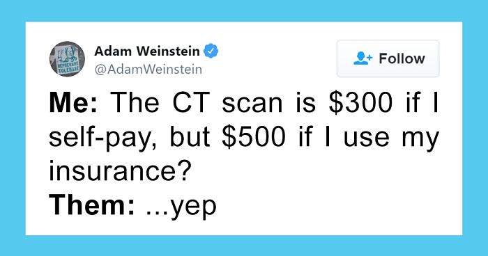Person Shares His Story Of Trying To Get A CT Scan In America And It’s Infuriating
