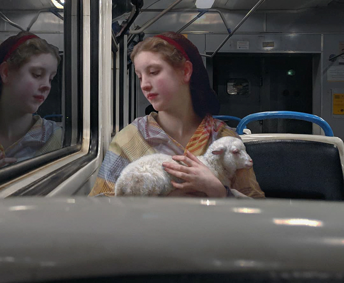Artist Puts People From Classical Paintings Into The Modern World, And The Result Is Surprisingly Fitting (42 New Pics)
