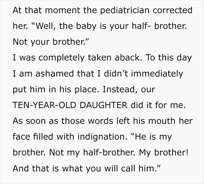 Pediatrician Tells A Girl Her Brother Is Actually A Half-Brother, Gets His Attitude Corrected By A 10-Year-Old