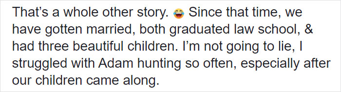 Mother Of 3 Posts About How Her Husband Goes Hunting Twice A Week, So She Decides To Start ‘Hunting' Herself