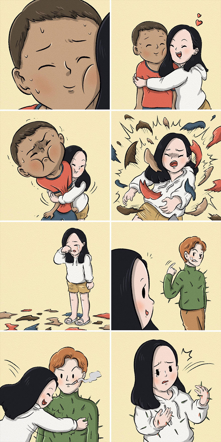 Thai Illustrator Makes Colorful Comics That Take Unexpected Turns And Here Are 18 Of The Best Ones
