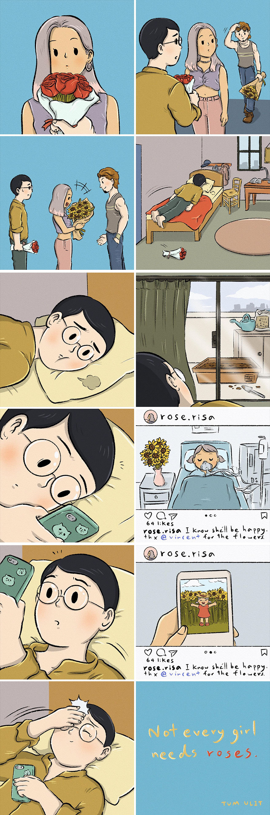 Thai Illustrator Makes Colorful Comics That Take Unexpected Turns And Here Are 18 Of The Best Ones