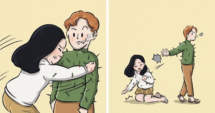 Thai Illustrator Makes Colorful Comics That Take Unexpected Turns And Here Are 18 Of The Best Ones Bored Panda
