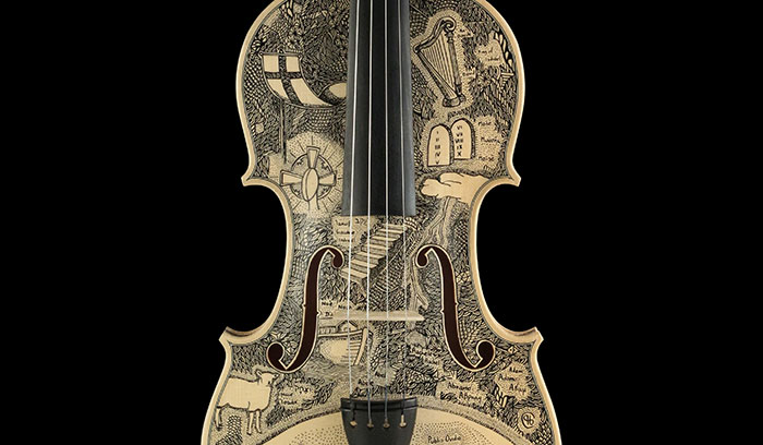 I Spent Over 4 Years Illustrating Dante’s Inferno On Musical Instruments And Here’s How It Looks On Violins