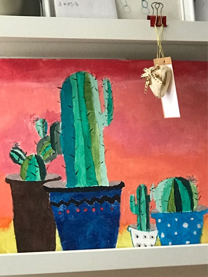 Cactus Painting