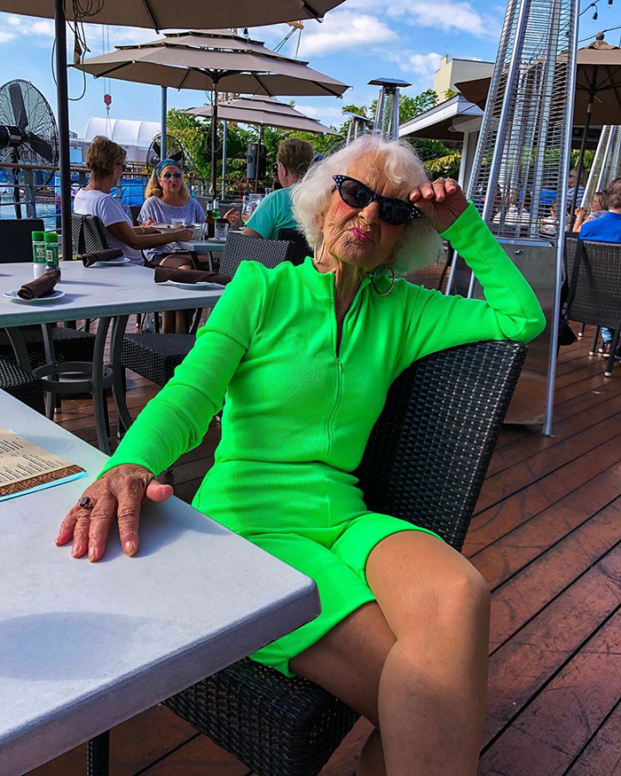 60 Photos Of Instagram's Most Stylish 92 Y.O. Grandma Baddie Winkle