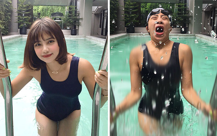 Thai Woman Creates Hilarious Instagram Vs. Reality Collages And Here’s 30 Of The Best Ones