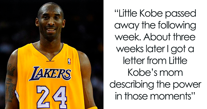 Woman Shares A Heartwarming Story On How Kobe Bryant Secretly Visited A Terminally Ill 5 Y.O. In Hospital