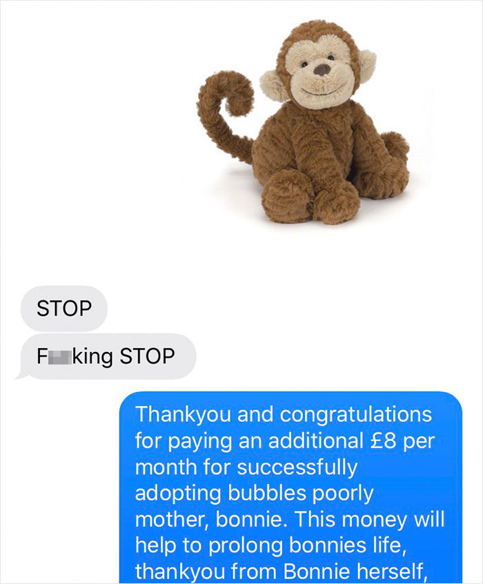 Girl Decides To Prank This Guy Who Gave Her His Number By Texting Him That He'd Just Adopted A Chimp