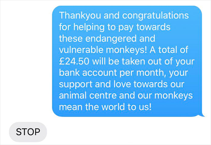 Girl Decides To Prank This Guy Who Gave Her His Number By Texting Him That He'd Just Adopted A Chimp